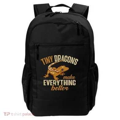 Crested Gecko Tiny Dragons Make Everything Better Backpack