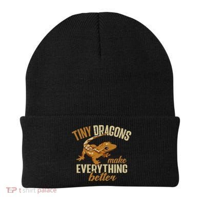 Crested Gecko Tiny Dragons Make Everything Better Beanie