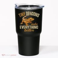 Crested Gecko Tiny Dragons Make Everything Better Tumbler thumb 0