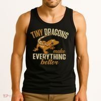 Crested Gecko Tiny Dragons Make Everything Better Tank Top thumb 3