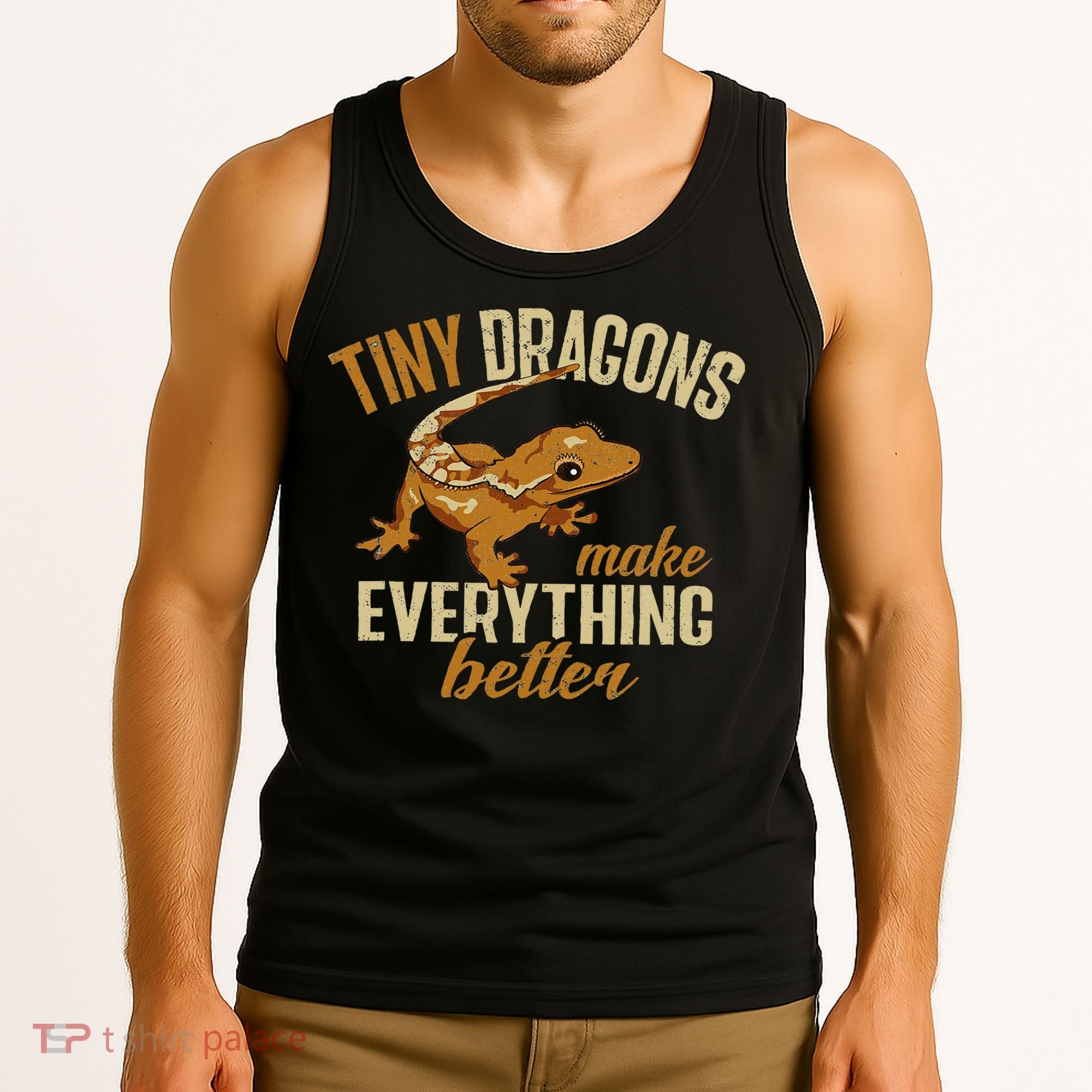 Crested Gecko Tiny Dragons Make Everything Better Tank Top