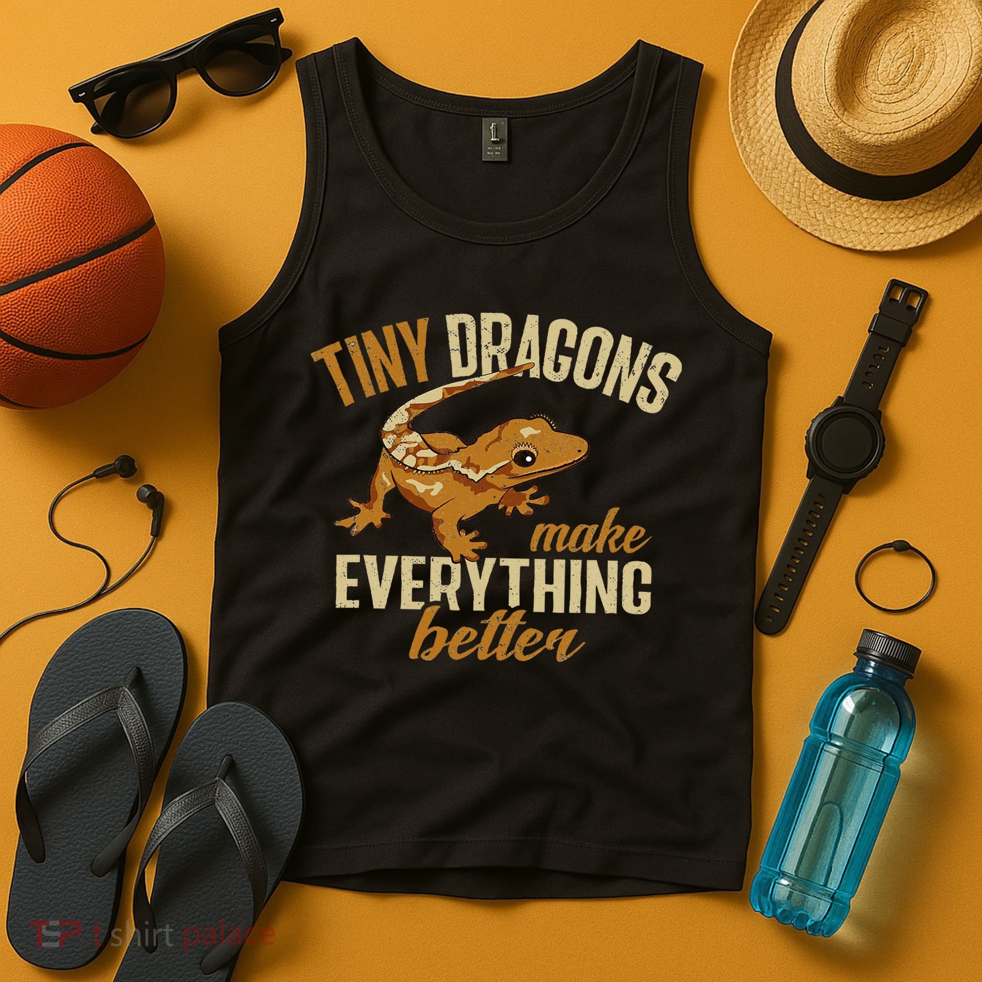 Crested Gecko Tiny Dragons Make Everything Better Tank Top