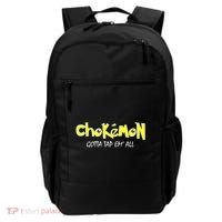 Chokemon Gotta Tap Em All Funny Jiu Jitsu MMA Backpack thumb 0