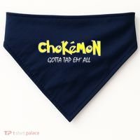 Chokemon Gotta Tap Em All Funny Jiu Jitsu MMA USA-Made Doggie Bandana thumb 0