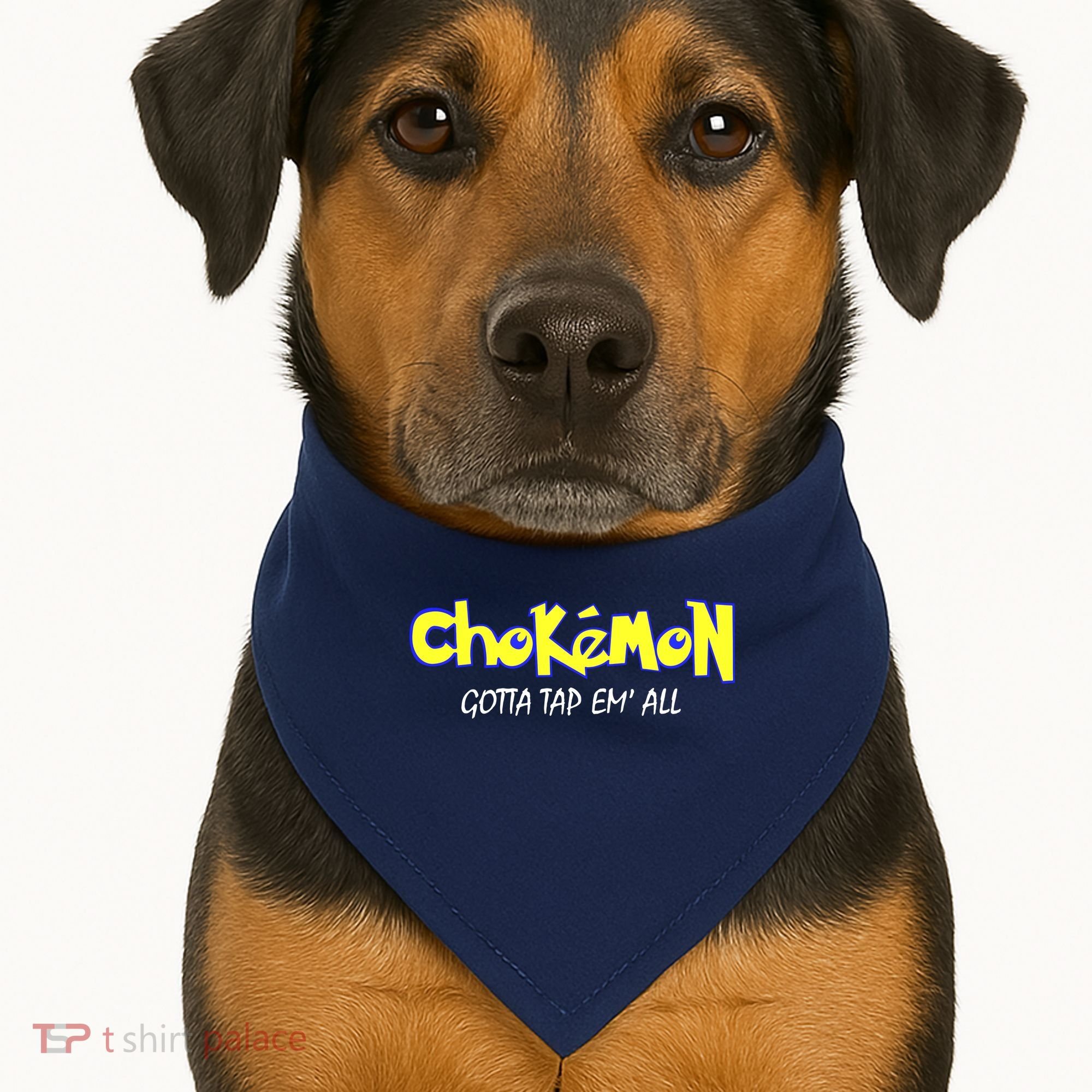 Chokemon Gotta Tap Em All Funny Jiu Jitsu MMA USA-Made Doggie Bandana