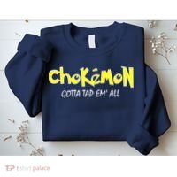 Chokemon Gotta Tap Em All Funny Jiu Jitsu MMA Sweatshirt thumb 2