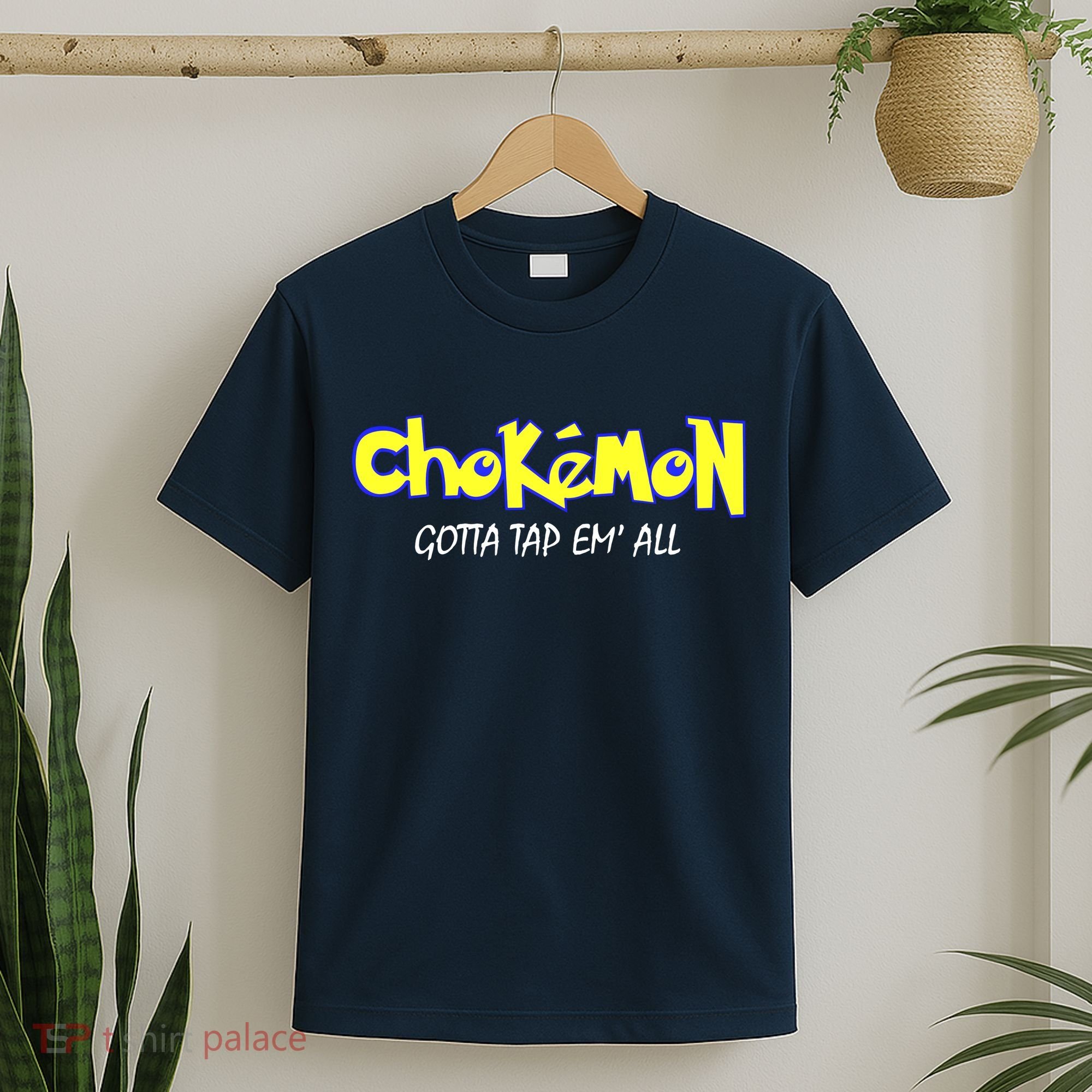 Chokemon Gotta Tap Em All Funny Jiu Jitsu MMA T-Shirt