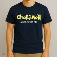 Chokemon Gotta Tap Em All Funny Jiu Jitsu MMA T-Shirt thumb 3