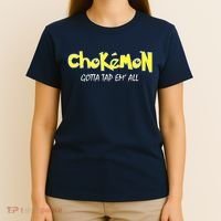 Chokemon Gotta Tap Em All Funny Jiu Jitsu MMA T-Shirt thumb 4