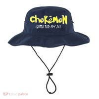 Chokemon Gotta Tap Em All Funny Jiu Jitsu MMA Bucket Hat thumb 0