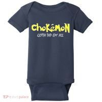 Chokemon Gotta Tap Em All Funny Jiu Jitsu MMA Baby Bodysuit thumb 0