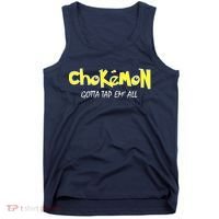 Chokemon Gotta Tap Em All Funny Jiu Jitsu MMA Tank Top thumb 0