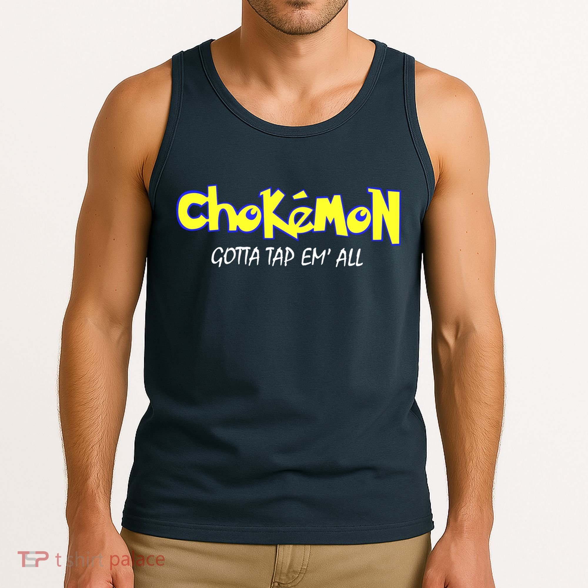 Chokemon Gotta Tap Em All Funny Jiu Jitsu MMA Tank Top