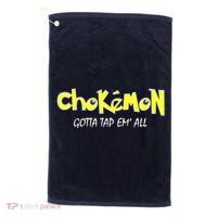 Chokemon Gotta Tap Em All Funny Jiu Jitsu MMA Golf Towel thumb 0