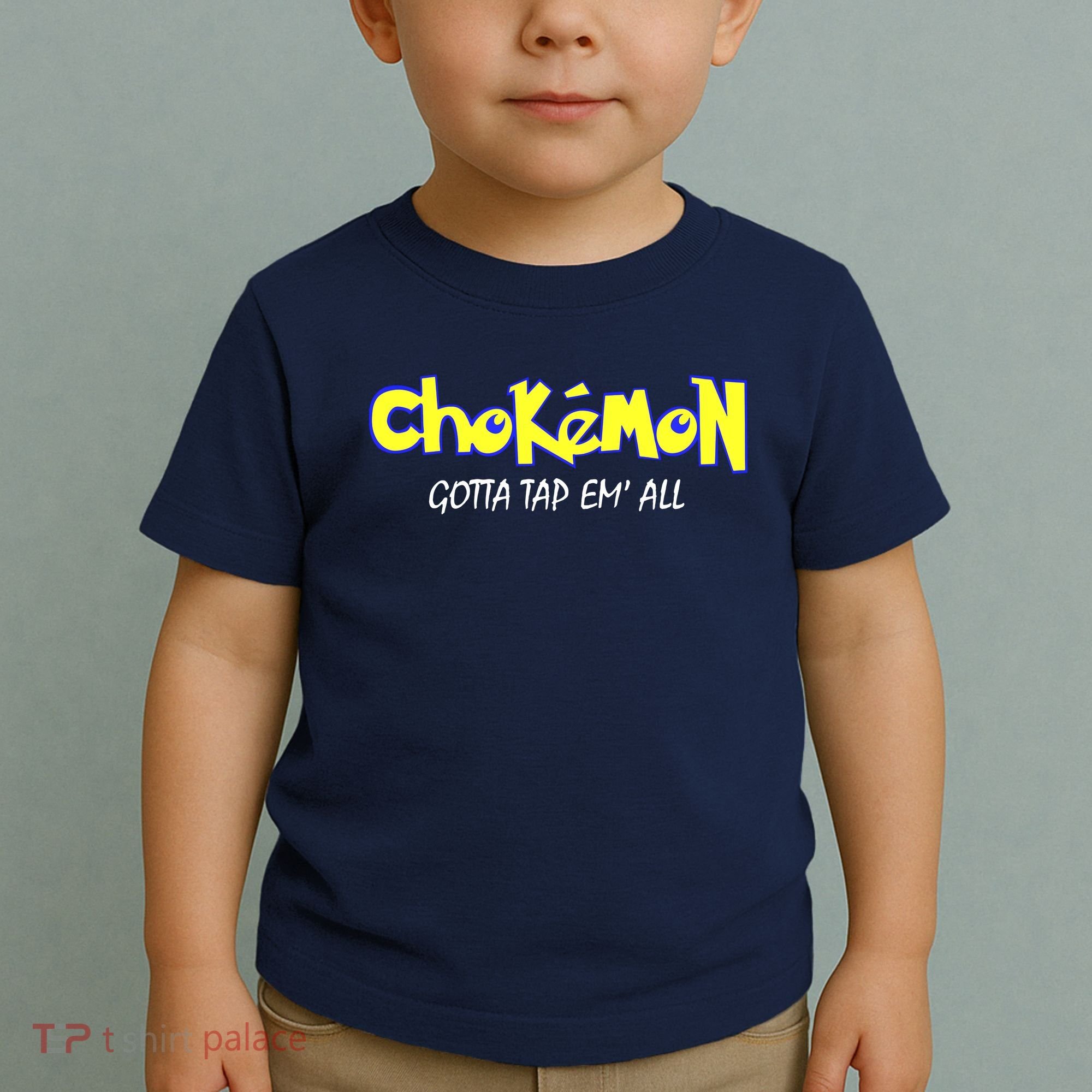 Chokemon Gotta Tap Em All Funny Jiu Jitsu MMA Toddler T-Shirt