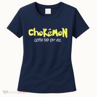 Chokemon Gotta Tap Em All Funny Jiu Jitsu MMA Women's T-Shirt thumb 0