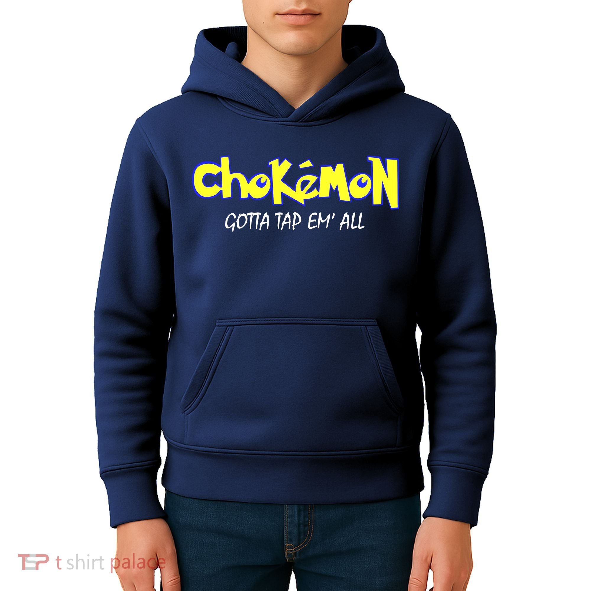 Chokemon Gotta Tap Em All Funny Jiu Jitsu MMA Kids Hoodie