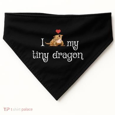 Crested Gecko Tiny Dragon Gecko Lover Cute Crestie Lizard Gift USA-Made Doggie Bandana