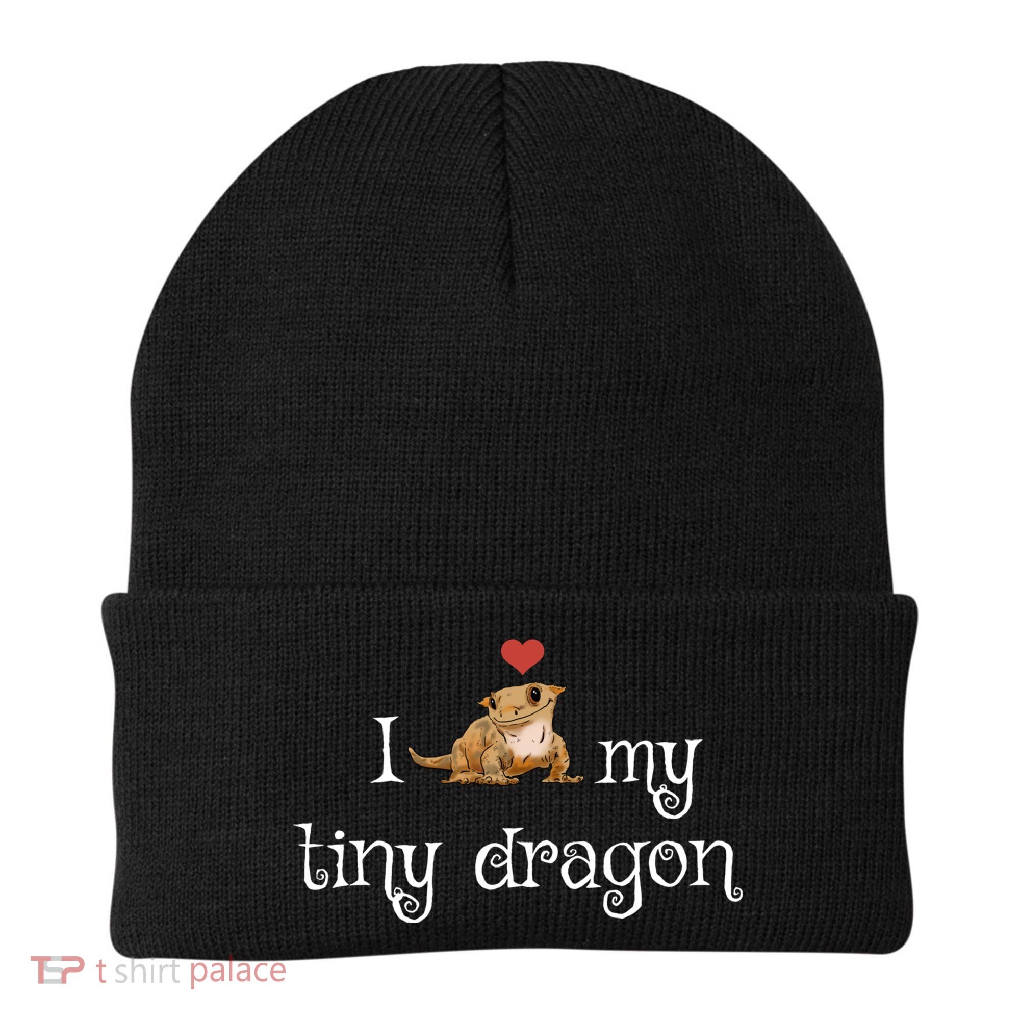 Crested Gecko Tiny Dragon Gecko Lover Cute Crestie Lizard Gift Beanie