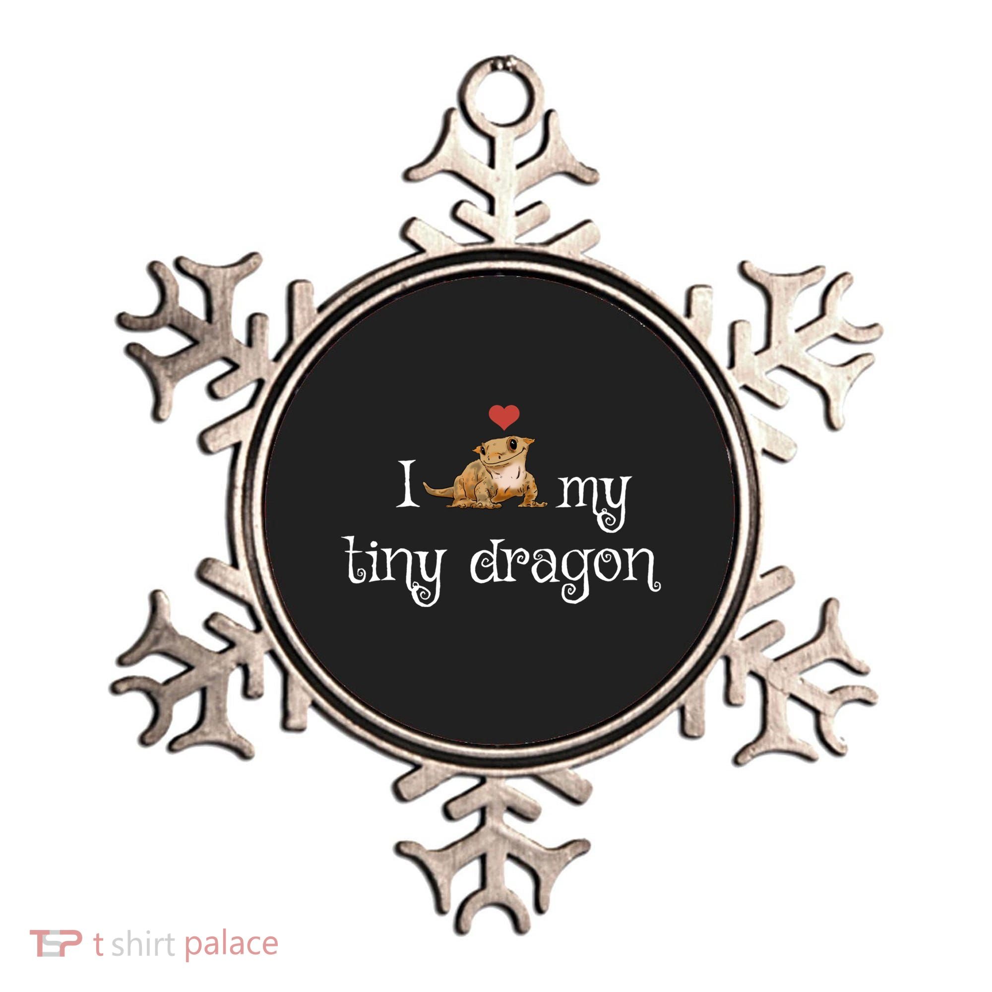 Crested Gecko Tiny Dragon Gecko Lover Cute Crestie Lizard Gift Ornament