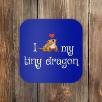 Crested Gecko Tiny Dragon Gecko Lover Cute Crestie Lizard Gift Coaster thumb 0