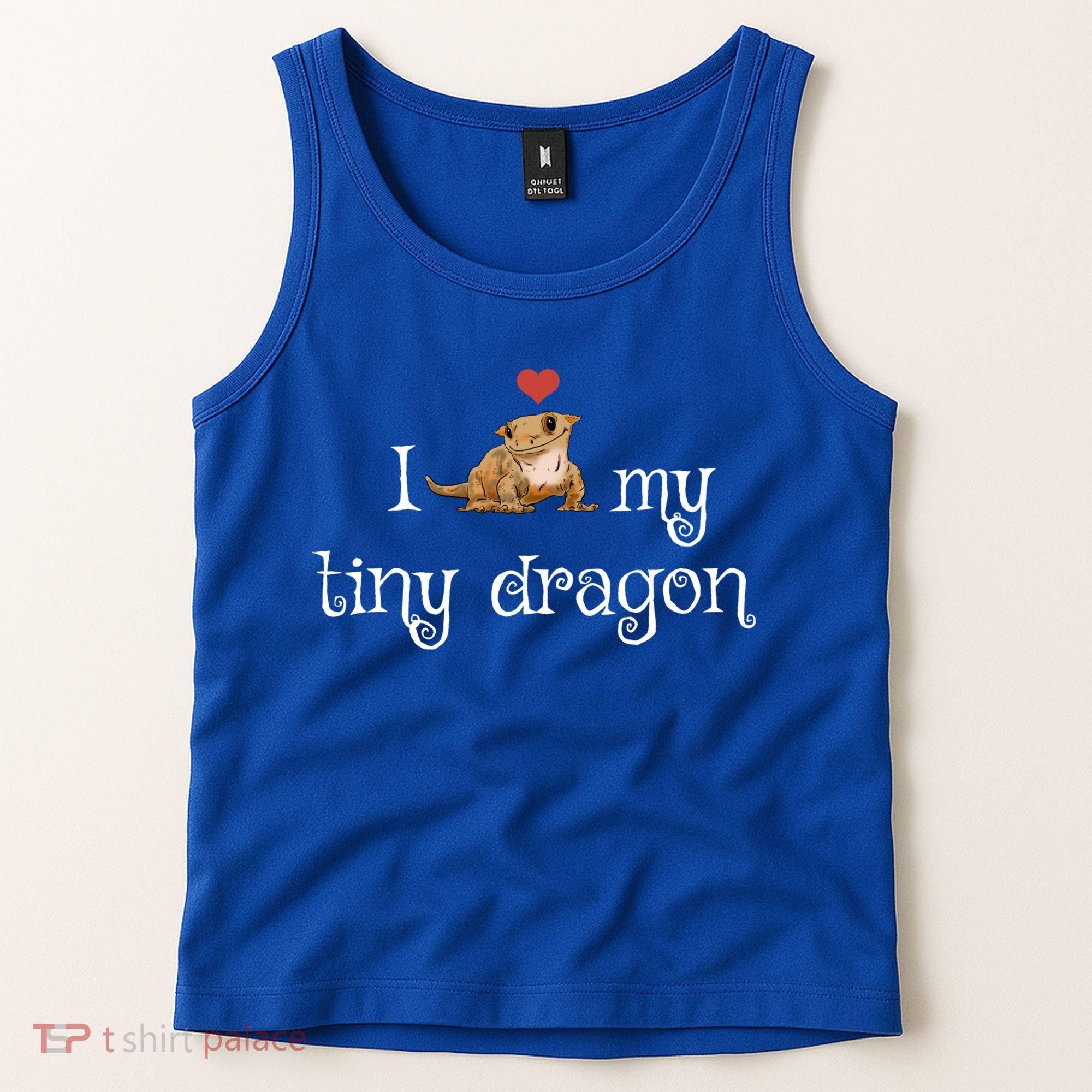 Crested Gecko Tiny Dragon Gecko Lover Cute Crestie Lizard Gift Tank Top