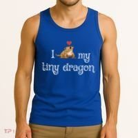 Crested Gecko Tiny Dragon Gecko Lover Cute Crestie Lizard Gift Tank Top thumb 3