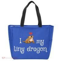Crested Gecko Tiny Dragon Gecko Lover Cute Crestie Lizard Gift Tote Bag thumb 0