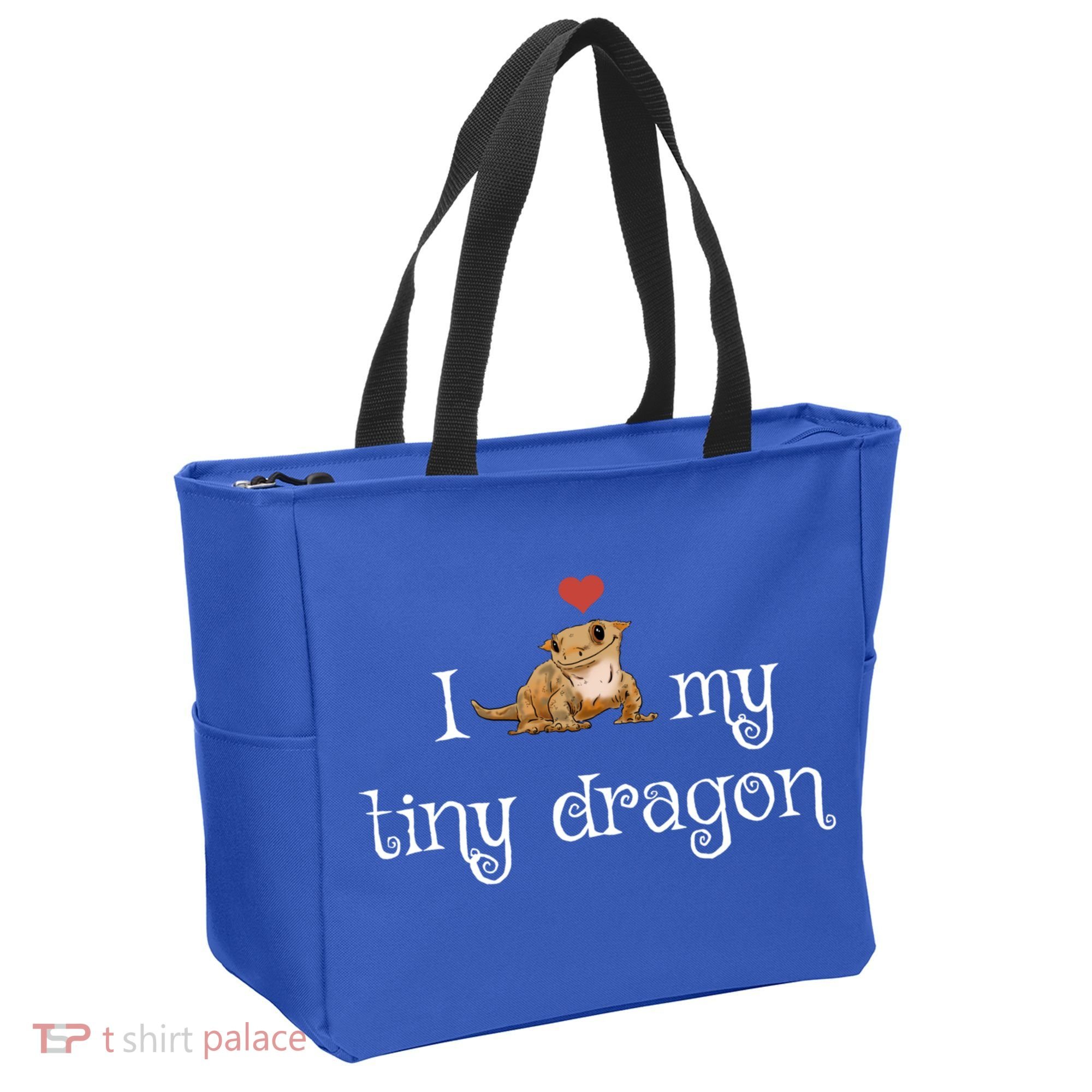 Crested Gecko Tiny Dragon Gecko Lover Cute Crestie Lizard Gift Tote Bag