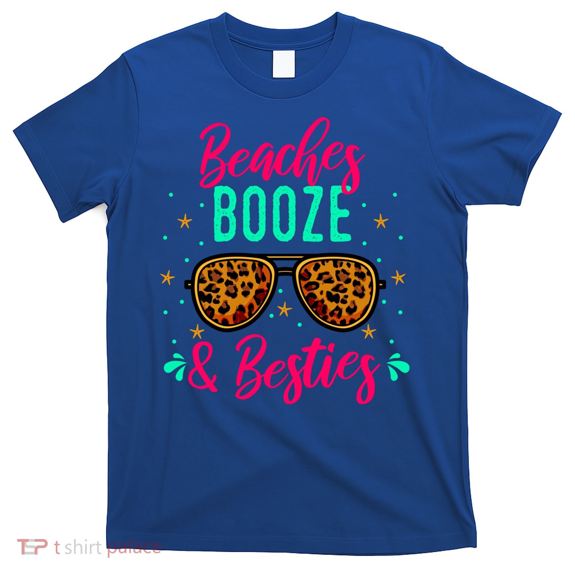 Cute Girls Trip Weekend Vacation Beaches Booze And Besties Gift T-Shirt