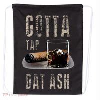 Cigars Gotta Tap Dat Ash Cigar And Smoking Tee Drawstring Bag thumb 0