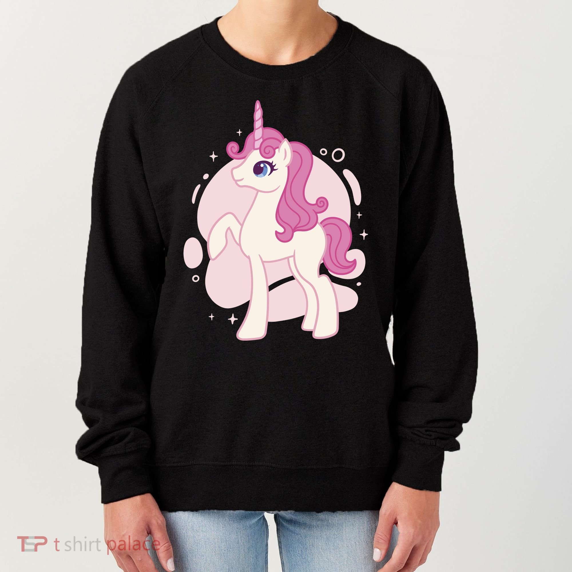 Cute Girly Unicorn Women's Sweatshirt