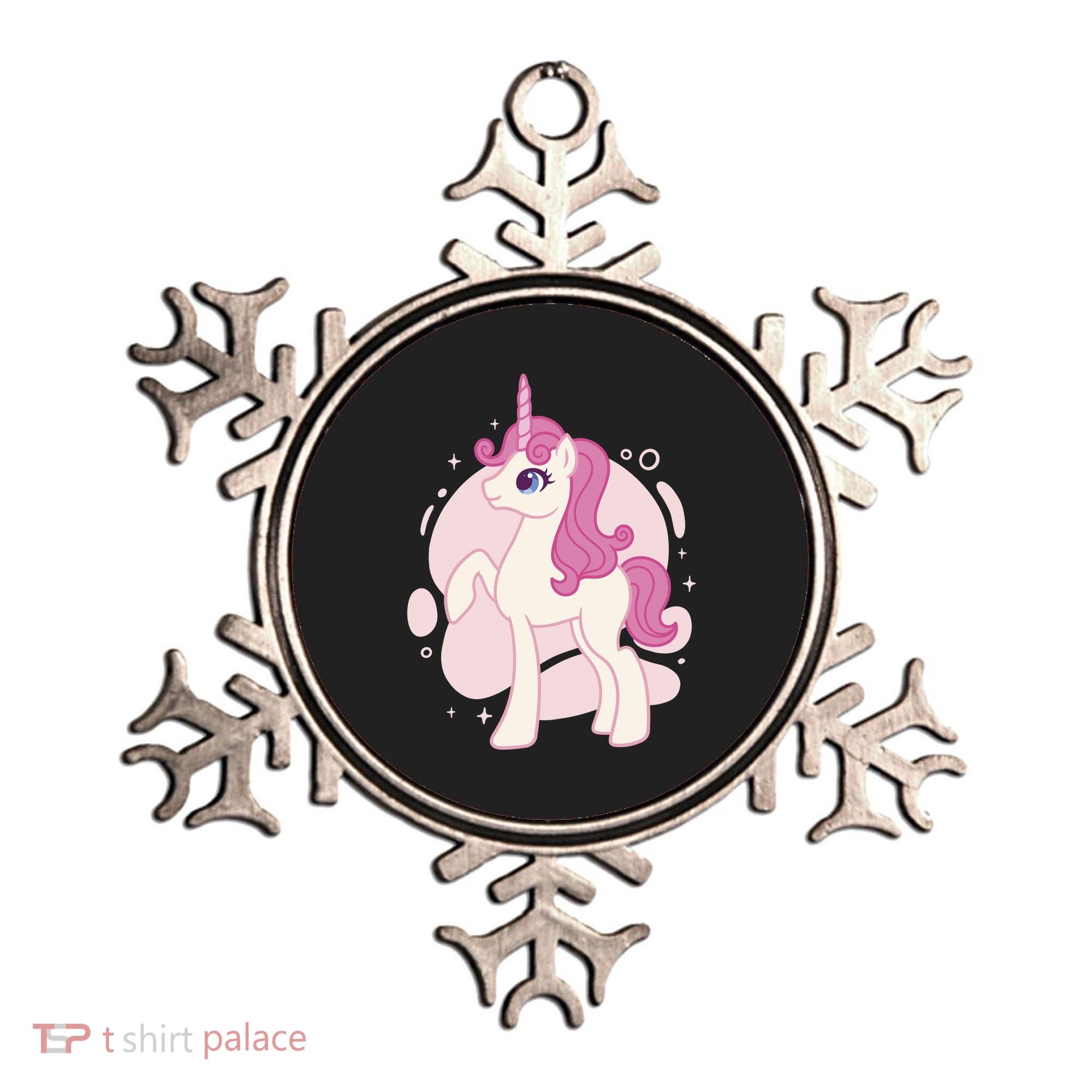 Cute Girly Unicorn Ornament