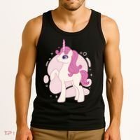 Cute Girly Unicorn Tank Top thumb 3