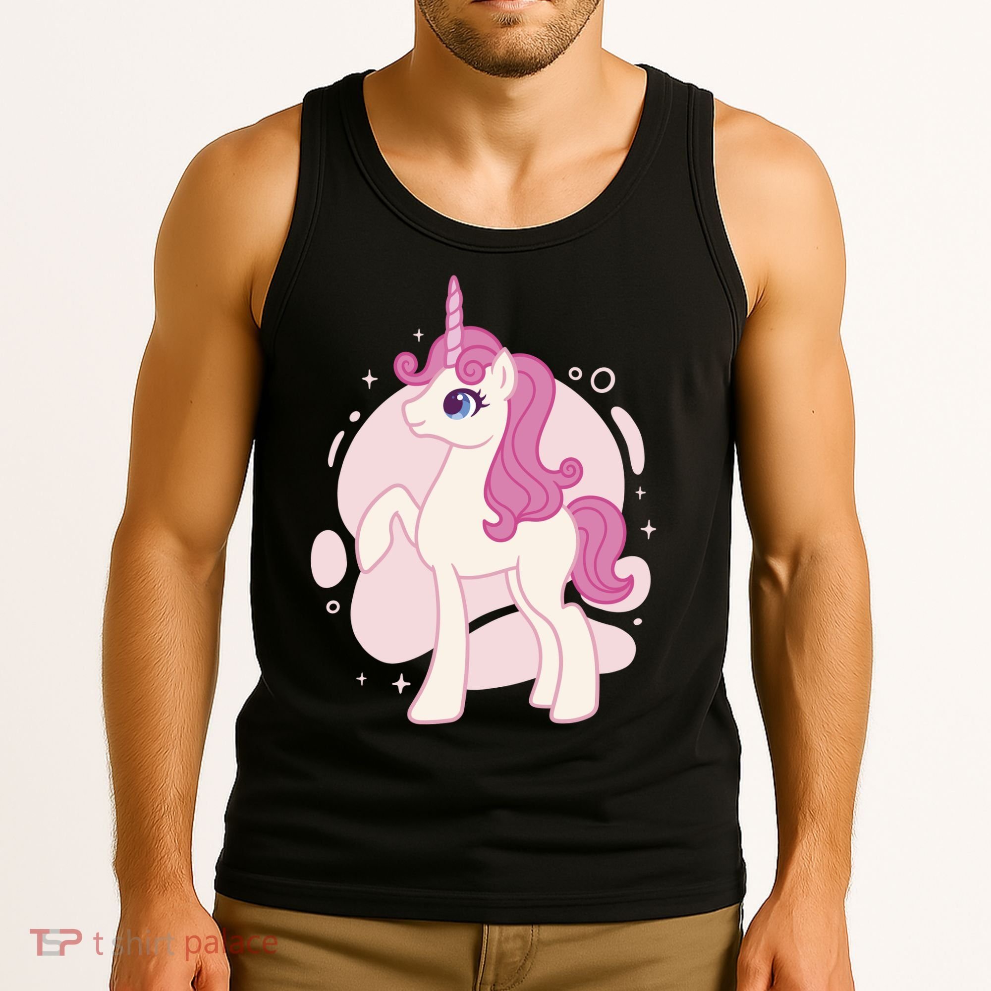 Cute Girly Unicorn Tank Top