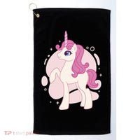 Cute Girly Unicorn Golf Towel thumb 0