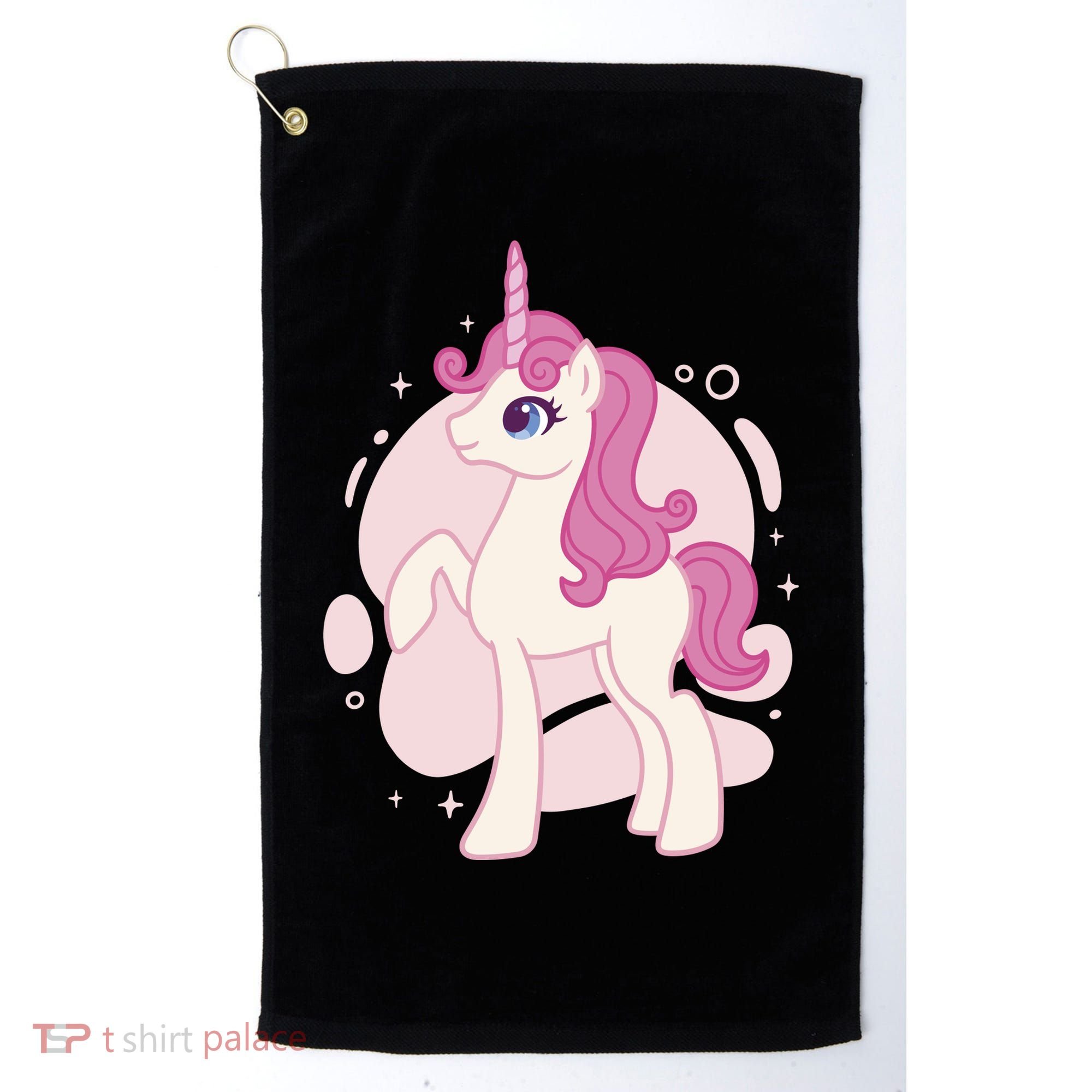 Cute Girly Unicorn Golf Towel
