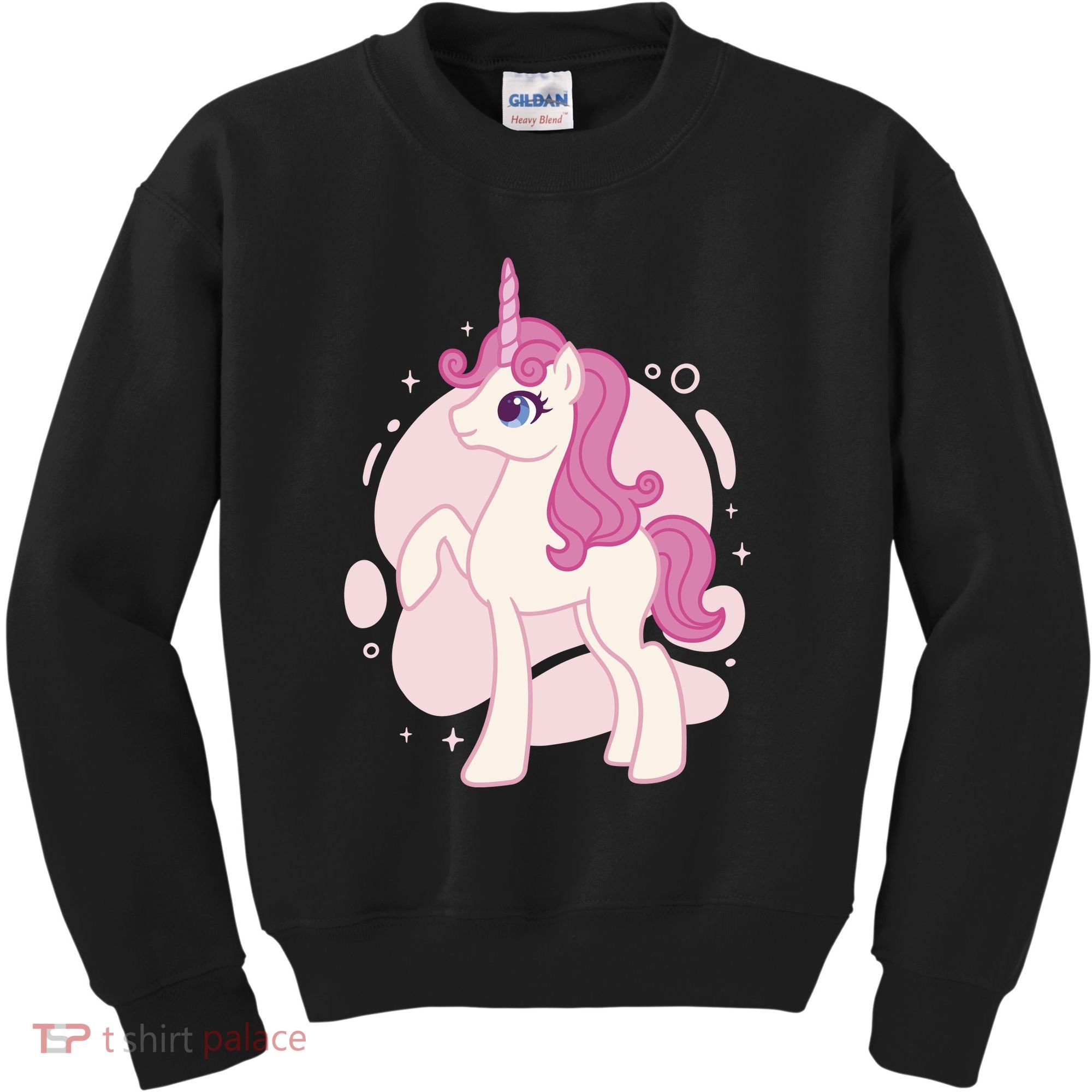 Cute Girly Unicorn Kids Sweatshirt