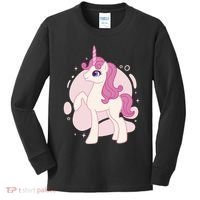 Cute Girly Unicorn Kids Long Sleeve Shirt thumb 0