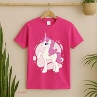 Cute Girly Unicorn T-Shirt thumb 2