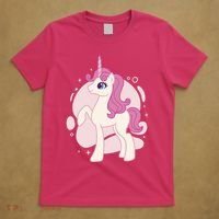 Cute Girly Unicorn T-Shirt thumb 5
