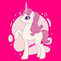 Cute Girly Unicorn Coaster thumb 2