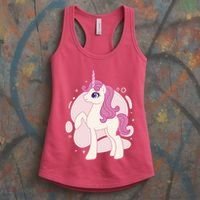 Cute Girly Unicorn Women's Tank Top thumb 3