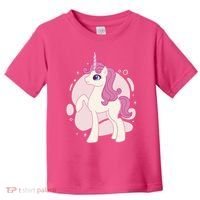 Cute Girly Unicorn Toddler T-Shirt thumb 0