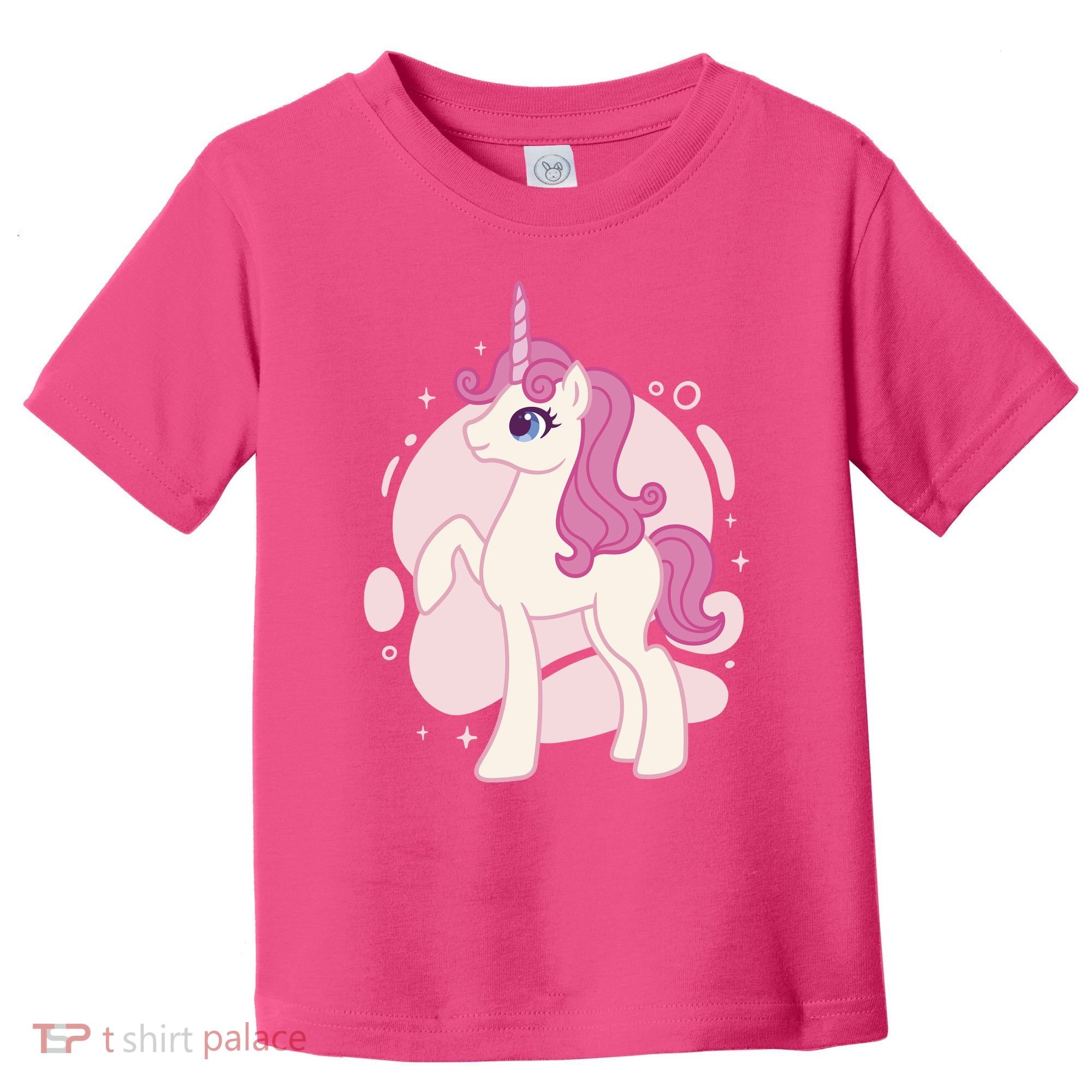 Cute Girly Unicorn Toddler T-Shirt