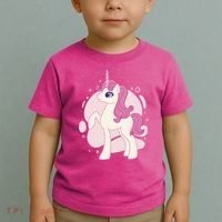 Cute Girly Unicorn Toddler T-Shirt thumb 2