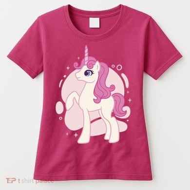 Cute Girly Unicorn Women's T-Shirt