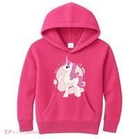 Cute Girly Unicorn Kids Hoodie thumb 0
