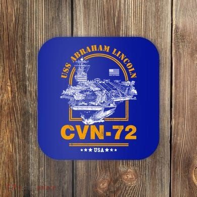 Cvncute Gift72 Uss Abraham Lincoln Gift Coaster