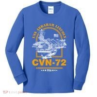 Cvncute Gift72 Uss Abraham Lincoln Gift Kids Long Sleeve Shirt thumb 0